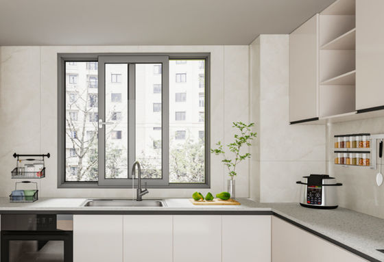 Сдвижное окно из алюминия для максимальной вентиляции и свежей среды