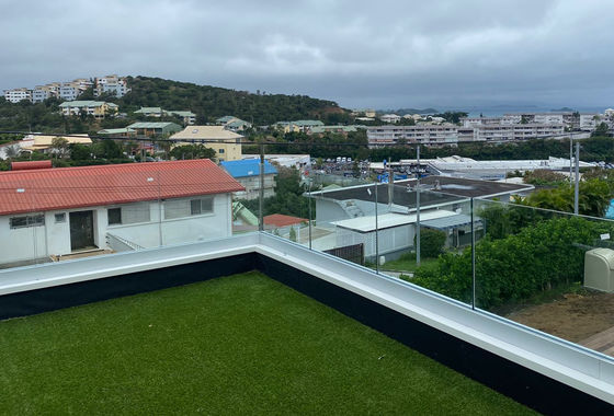 SGCC Температурное стекло U-канальный стеклянный балюстрада стабильная структура светодиодный свет