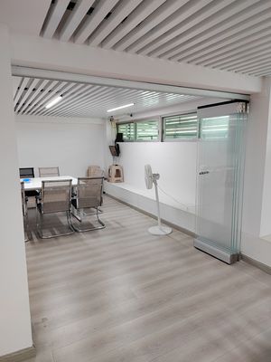 Флуороуглеродные распыляющие алюминиевые скользящие складывающиеся двери с тепловым разрывом