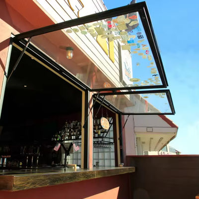 Алюминиевое окно с высокой безопасностью