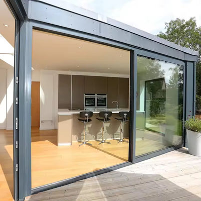 Тяжелая Алюминиевая Сдвижная Дверь Изолированное Затемненное Стекло Сдвижная Дверь Дверь