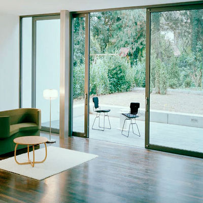 Тяжелые большие алюминиевые раздвижные двери