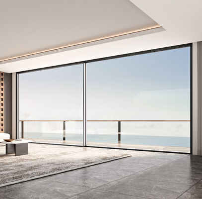 Простая установка Алюминиевые внутренние раздвижные двери на заказ 1.8 Алюминиевые раздвижные двери