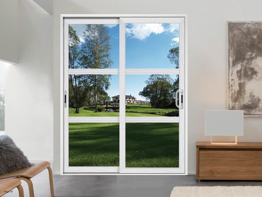 Изолированное стекло безопасности Алюминиевый профиль Сдвижная дверь Терморазрыв Заменить Сдвижная стеклянная дверь