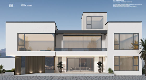 Защищенное окно из алюминиевого каркаса с закаленным изоляционным стеклом и многоточечной блокировкой