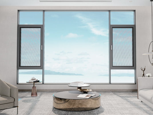 Легкое обслуживание Алюминиевое колеблющееся окно Коррозионностойкое колеблющееся стекло