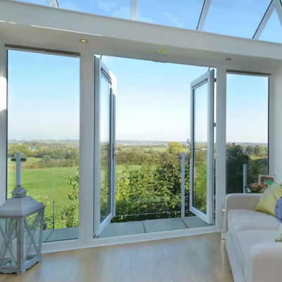 Алюминиевые качающиеся двери с порошкообразным покрытием экологически безопасны для длительного использования