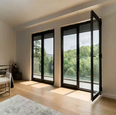 Тяжелая алюминиевая рама качающаяся дверь терморазрыв Легкое обслуживание