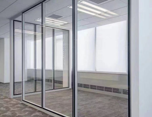 Размер по заказу Алюминиевые качающиеся двери Термированные изоляционные качающиеся стеклянные двери