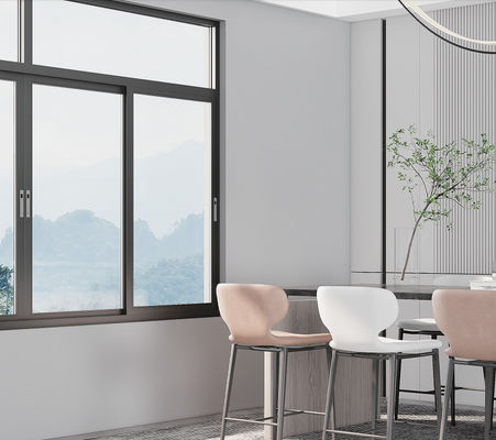 SZG Powder Coated Sliding Aluminum Window с многоточечной системой блокировки и оборудованием