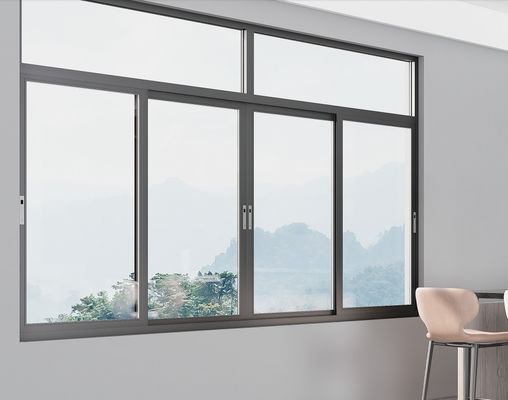 SZG Powder Coated Sliding Aluminum Window с многоточечной системой блокировки и оборудованием