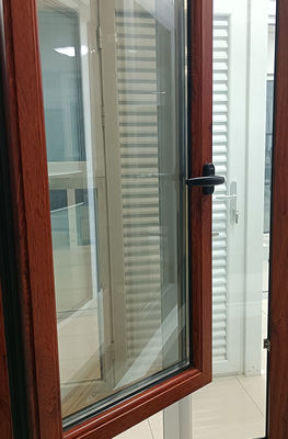 Кассемент Алюминиевое колеблющееся окно Порошковое покрытие колеблющееся окно