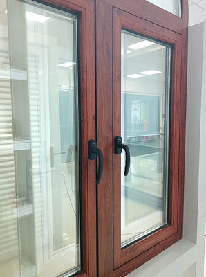 Кассемент Алюминиевое колеблющееся окно Порошковое покрытие колеблющееся окно