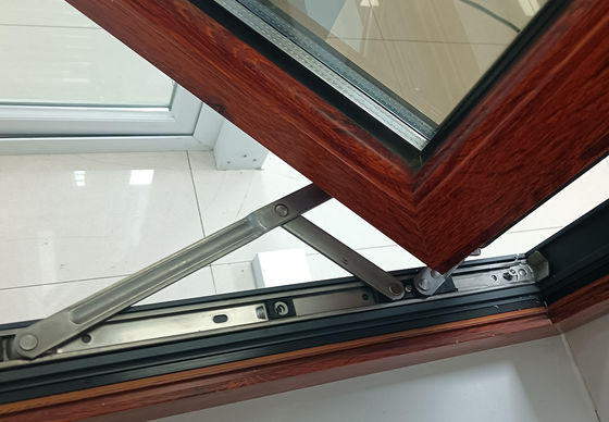 Кассемент Алюминиевое колеблющееся окно Порошковое покрытие колеблющееся окно