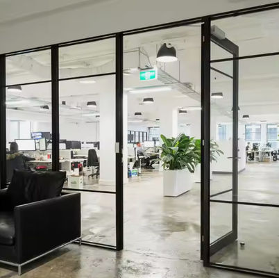 Двойная каскадная алюминиевая каркасная катушка современный дизайн с закаленным стеклом