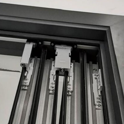 Изолированное стекло Алюминиевые складывающиеся двери для двора