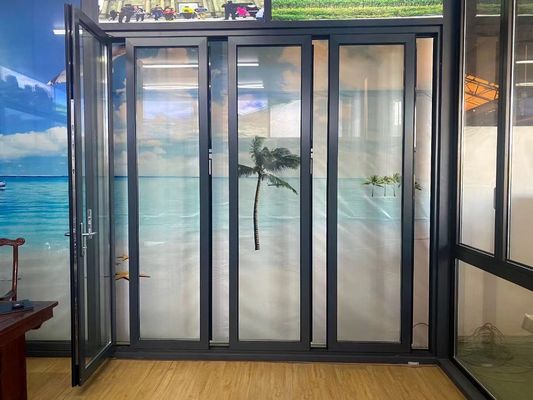 Устойчивость к тайфунам закаленное стекло двухслойные двери высокая безопасность настраиваемая