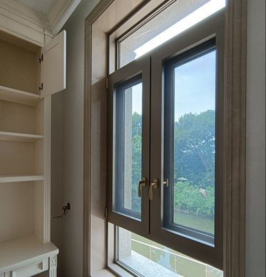 Двухстеклянное алюминиевое колеблющееся окно