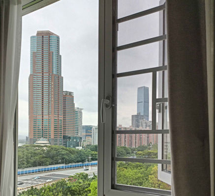 Двухстеклянное алюминиевое колеблющееся окно