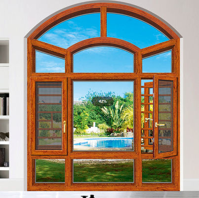 Порошковые окна из алюминия с защитой от насекомых