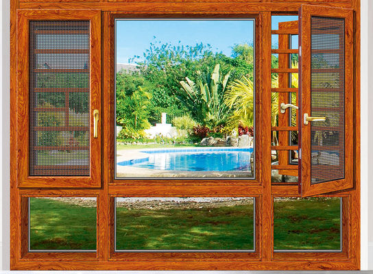 Порошковые окна из алюминия с защитой от насекомых