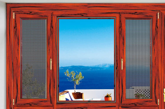 Противодействие ветру, наклон, поворот Алюминиевые окна, регулируемые с двойным стеклом