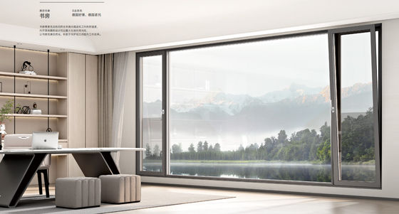 Гибкие окна из алюминия с наклоном и поворотом