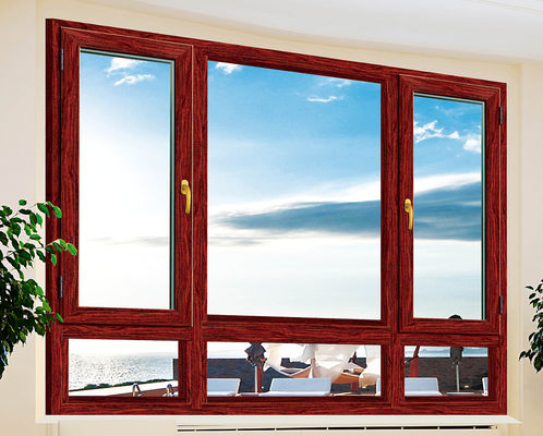 Прочные окна из алюминия с изоляционными профилями и коррозионной стойкостью