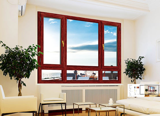 Прочные окна из алюминия с изоляционными профилями и коррозионной стойкостью