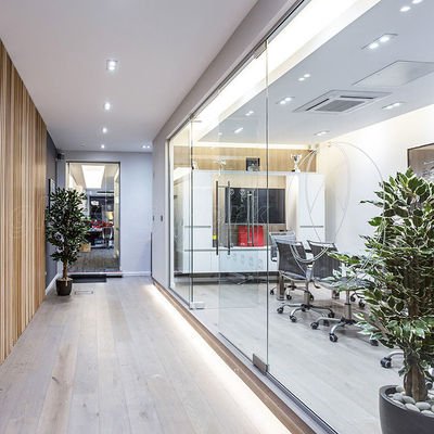 Алюминиевая рама стеклянный кубик Стены Размер на заказ с дверью