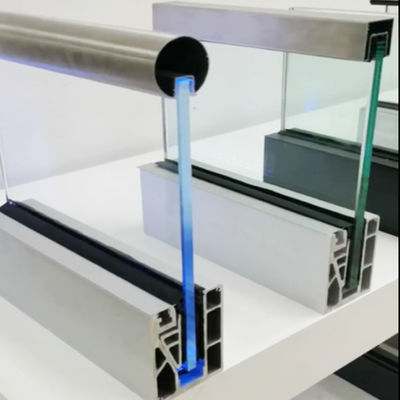 SGCC Температурное стекло U-канальный стеклянный балюстрада стабильная структура светодиодный свет