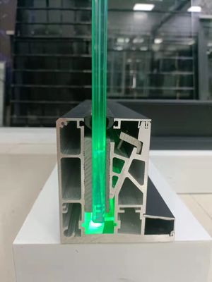 12 мм лестница без рамы стеклянный балкон ограждение U канал с светодиодным светом