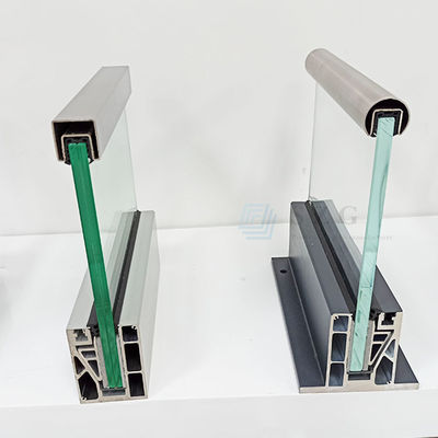 Алюминиевая стеклянная балюстрада для наружных помещений