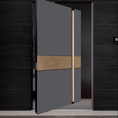 Специализированные Алюминиевые Сплавы Круглая Входная Дверь Тяжелая стеклянная вращающаяся дверь