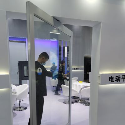 Рама из алюминиевого сплава роскошный дизайн ламинированное закаленное стекло Ключевая передняя дверь в индивидуальных размерах для одного и двух видов стекла