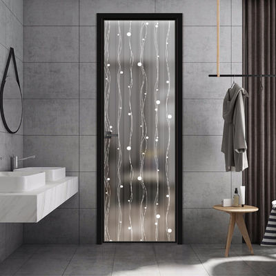 Прочная алюминиевая распашная дверь с рамой из алюминиевого сплава 6063-T5 и гарантией более 5 лет для экстремальных температур