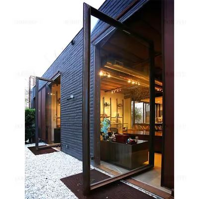 Алюминиевая стеклянная дверь с EPDM резиновой лентой для удовлетворения клиентов