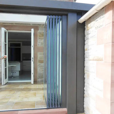 Настраиваемая складная дверь из алюминия с профилем 6063-T5 и 12 мм закаленным стеклом