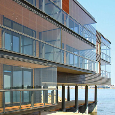 Настраиваемые стеклянные перила с пятилетней гарантией и закаленным ламинированным стеклом