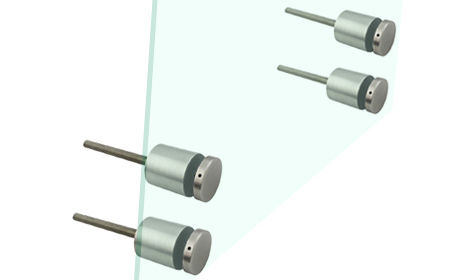 Крепления-стойки из нержавеющей стали, держатели панелей, болты, фурнитура для наружных лестниц и балконов