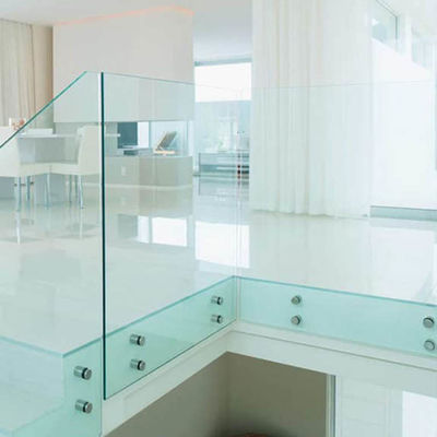 Регулируемая нержавеющая сталь без рамы на стену, стеклянная перила, фиксирующая стойку