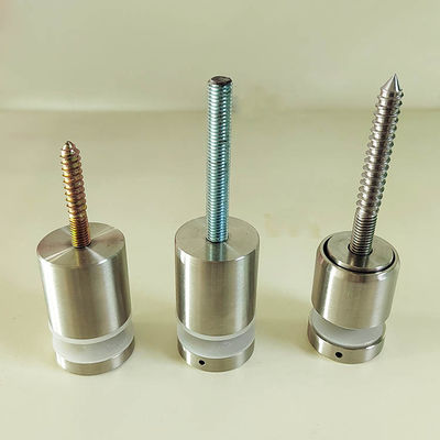 Регулируемая нержавеющая сталь без рамы на стену, стеклянная перила, фиксирующая стойку