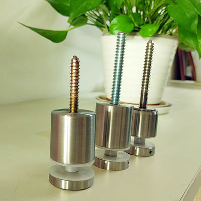 Регулируемая нержавеющая сталь без рамы на стену, стеклянная перила, фиксирующая стойку