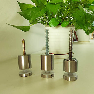 Регулируемая нержавеющая сталь без рамы на стену, стеклянная перила, фиксирующая стойку