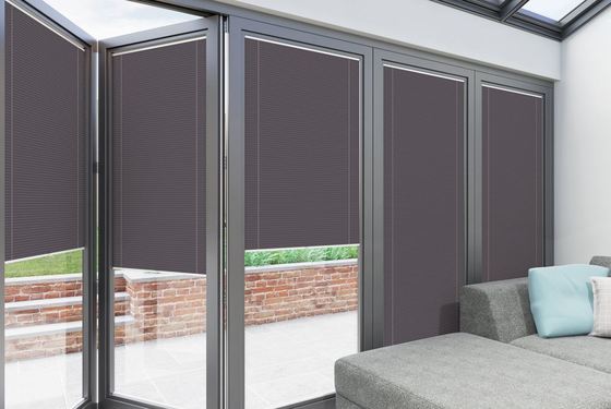 Двухкамерные изолированные жалюзийные створки с уплотнением для распашного окна с аксессуарами для внутренней жалюзи между стеклами