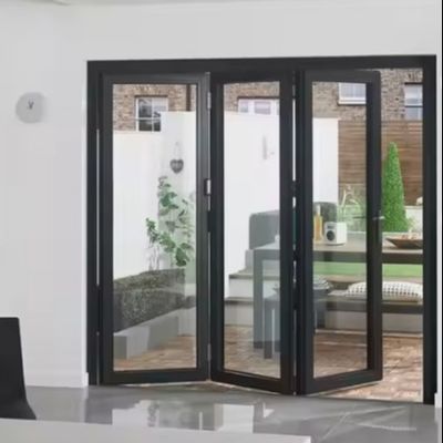 Slimline Алюминиевые двусторонние двери Внутренний балкон Складный раздвижной дизайн
